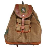 Mochila de caza doble aireada serraje para  llevar 2 jaulas de perdiz