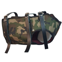 Peto protección para perro de caza jabalí fabricado en material multicapa muy resistente en camuflaje