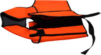 Chaleco largo protección para perro de caza jabalí fabricado en material multicapa muy resistente en naranja