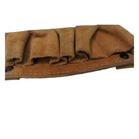 Cananita Porta Cartuchos fabricada en serraje para calibre 12  capacidad 5 cartuchos
