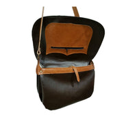 Morral trufero en piel artesanal