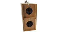 Caja para transportar hurones en el vehículo doble 2 hurones