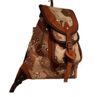 Zurrón mochila en cordura camuflaje desierto