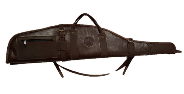 Funda doble para rifle con visor en polipiel 120 cm