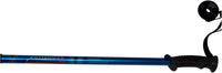 Bastón (Pareja) trekking fabricado en aluminio extensible 66-135 cm azul