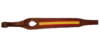 Porta rifle en cuero con bandera de España