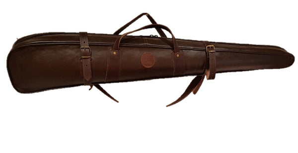 Funda Acolchada de cuero para dos armas semiautomáticas