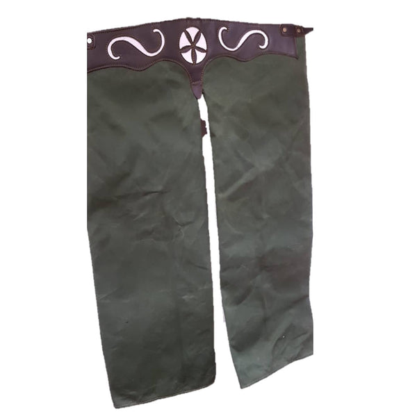 Pernera niño de lona irrompible, artesanal.