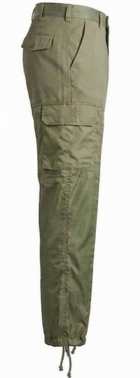 Pantalón de Caza Cargo verde kaki protección piernas pvc