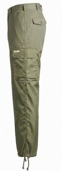 Pantalón de Caza Cargo verde kaki protección piernas pvc