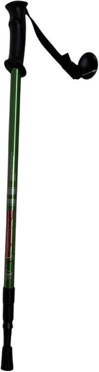 Bastón (Pareja) trekking fabricado en aluminio extensible 66-135 cm verde